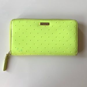 Lacey Wallet with dot debossing